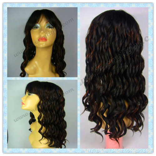 Fashion Human Hair Full Lace Wigs